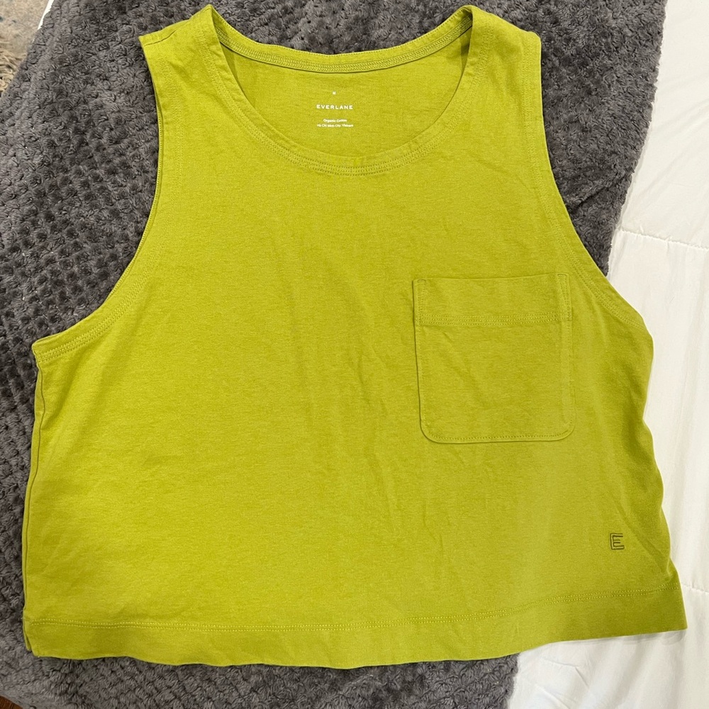 Everlane boxy crop tank